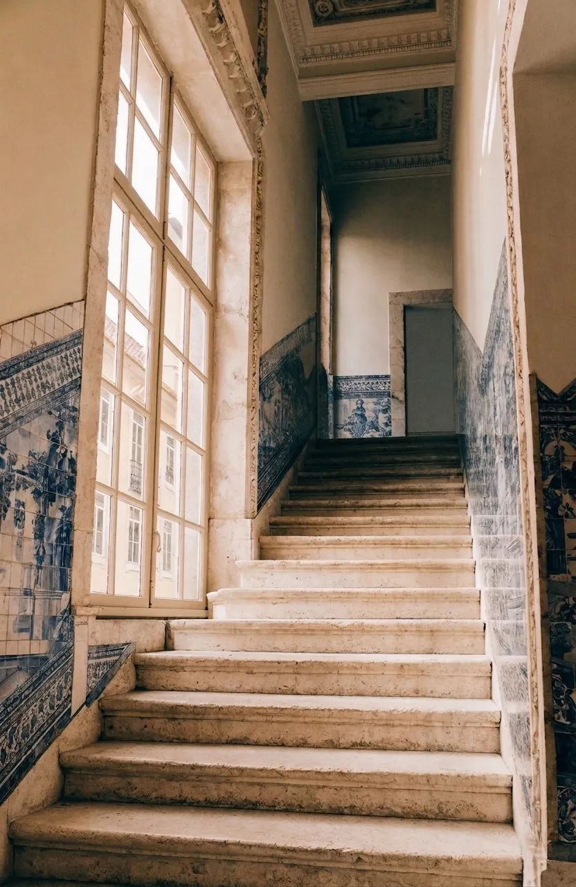 Patio interior de palacete histórico de Lisboa rehabilitado como hotel boutique